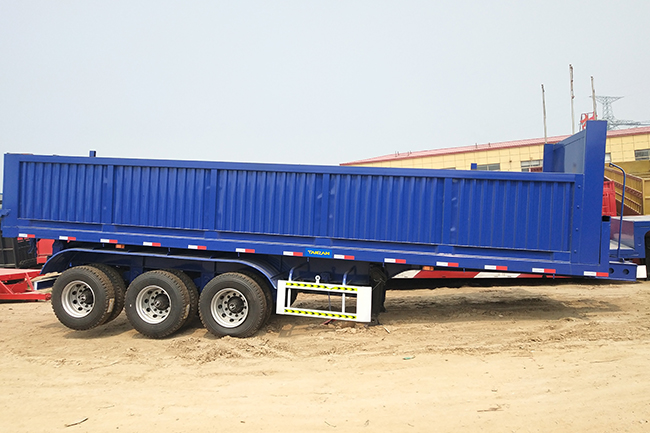 3 Axles dump semi trailer