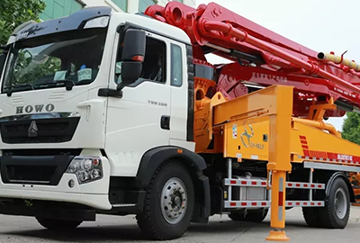37m HOWO chassis concrete pump truck