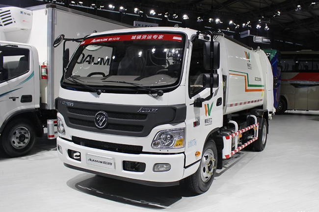 4m3 Foton Compactor Garbage Truck